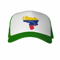 Gorra Mapa De Venezuela Amarillo Azul Y Rojo #1 - TiendaCubik