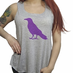 Musculosa Cuervo Silueta Violeta