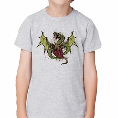 Remera Serpiente Con Alas Saliendo De Un Corazon - comprar online