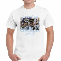 Remera Argentina Campeon Copa America Festejos - TiendaCubik