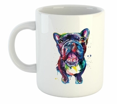 Taza Bulldog Art Watercolor M2