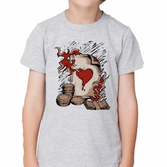 Remera Carta Poker A Corazones Apuestas Juego - comprar online