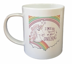 Taza I Love You More Than Unicorns M3 - comprar online