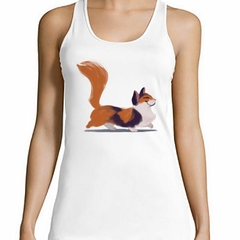 Musculosa Deportiva Gato Munchkin Caminando Contento - comprar online