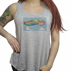 Musculosa Unicorn Pig Volando M1