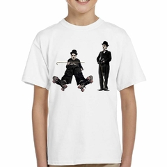 Remera Charlie Chaplin Blanco Y Negro Cine Mudo - tienda online