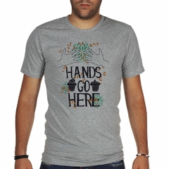 Remera Hands Go Here #1 - tienda online