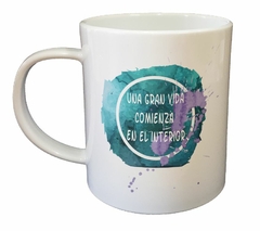 Taza Una Gran Vida Comienza En El - comprar online