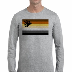 Imagen de Remera Manga Larga Bandera Oso Gay Colores Garra