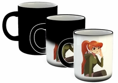 Taza Infinity Tren Girl Dibujo Animado Chica en internet