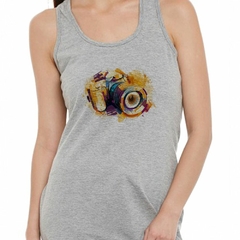 Musculosa Deportiva Camara Color Art Lente Pasion - comprar online