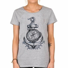 Remera Diseño Brujula Compass Ancla - comprar online