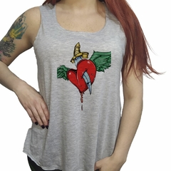 Musculosa Corazon Roto Cuchillo M1