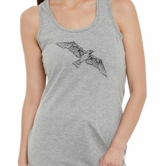 Musculosa Deportiva Gaviota Mecanica Volando Vector - comprar online