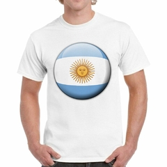 Remera Esfera Bandera De Argentina - tienda online