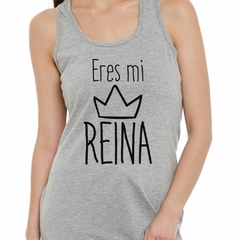 Musculosa Deportiva Eres Mi Reina Corona Vector - comprar online