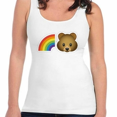 Musculosa Deportiva Oso Gay Arcoiris Orgullo