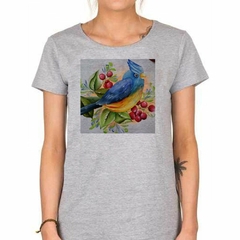 Remera Ave Dibujo Colores Art - TiendaCubik