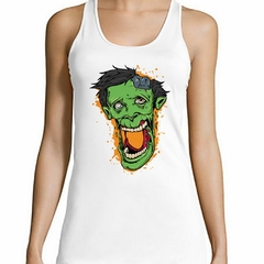 Musculosa Deportiva Face Scared Mouth Open Art - comprar online