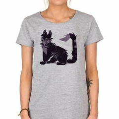 Remera Gato Furioso Dibujo Art