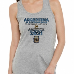 Musculosa Deportiva Argentina Campeon De America Escudo Afa