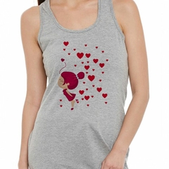 Musculosa Deportiva Chico Y Chica Besandose Corazones M2 - comprar online