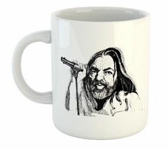 Taza Dibujo Silueta Dargelos Musica Rock