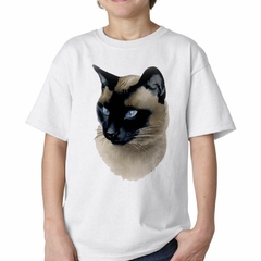 Imagen de Remera Gato Siames Art Painting