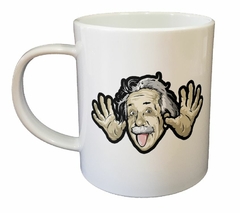 Taza Albert Einstein Emoji Sacando Lengua - tienda online