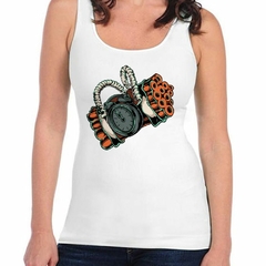 Musculosa Deportiva Bomba Con Cronometro Dibujo Arte - comprar online