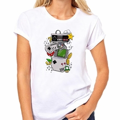 Remera Game Play Super Mario Retro Art Caricatura - tienda online