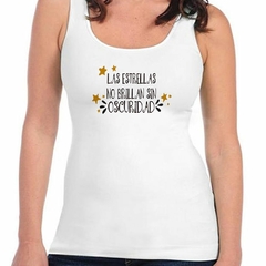 Musculosa Deportiva Las Estrellas No Brillan Sin - comprar online