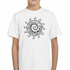 Imagen de Remera Tattoo Espial Circulos Hojas Flores