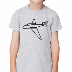 Imagen de Remera Avion Negro Vector Imagen Uno