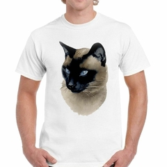 Remera Gato Siames Art Painting en internet