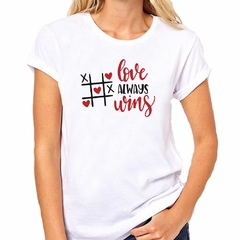 Remera Love Always Win El Amor Siempre - tienda online