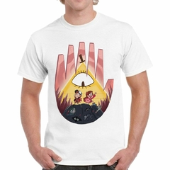 Remera Gravity Falls Dibujo Animado Mano Ojo