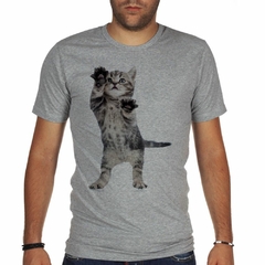 Remera Gato Bebe Jugando