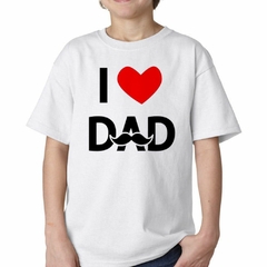 Remera I Love You Dad Te Amo Papa Gracias