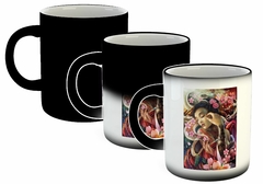 Taza Geisha Japones Flores Woman Color Art en internet