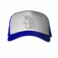 Gorra Unicornio Cabeza Dibujo Lineas M1