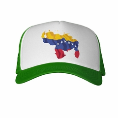 Gorra Mapa De Venezuela Amarillo Azul Y Rojo - TiendaCubik