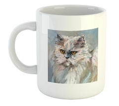 Taza Gato Persa Pintura Art M3