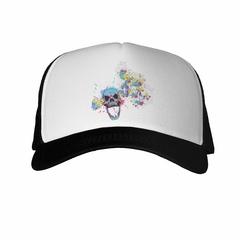 Gorra Calavera Gatillando Colores Arte Design - comprar online