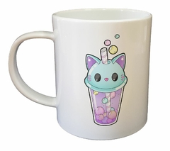 Taza Gato Kawaii Cat Vaso Glass - comprar online