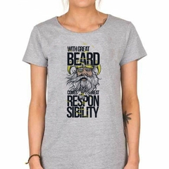 Remera With Great Beard Viking - TiendaCubik