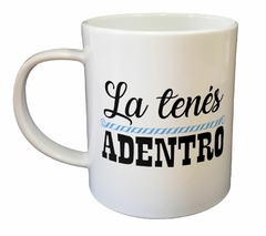 Taza La Tenes Adentro Futbol Lta - comprar online