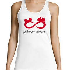 Musculosa Deportiva Infinito Juntos Para Siempre Amor