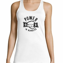 Musculosa Deportiva Power In Numbers Poderoso En Numeros