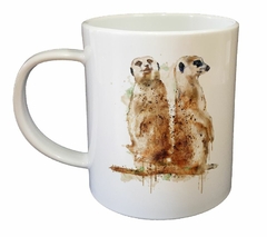 Taza Meerkat Suricatos Acuarela Dise - comprar online